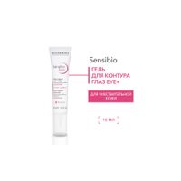 Гель для контура глаз против темных кругов, морщин и отеков увлажняющий Eye+ Sensibio Bioderma/Биодерма туба 15мл миниатюра фото №2