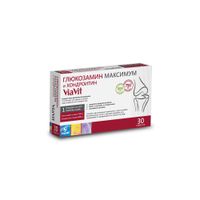Глюкозамин Максимум 750мг и хондроитин 600мг ViaVit/ВиаВит таблетки п/о 1,6г 30шт