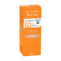 Крем солнцезащитный тонирующий для сухой и чувствительной кожи лица SPF50+ Avene/Авен туба 50мл миниатюра фото №2
