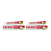 2Х Паста зубная Aktiv Herbal Lacalut/Лакалют 50мл