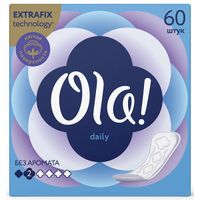 Прокладки ежедневные гигиенические женские Daily Ola! 60шт
