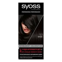 Краска для волос 1-1 Черный Syoss/Сьосс 115мл миниатюра фото №2
