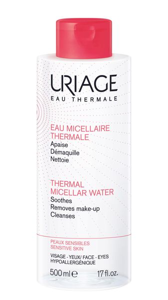 Вода мицеллярная для чувствительной кожи очищающая на основе термальной воды Uriage/Урьяж фл. 500мл