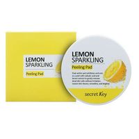 Пилинг-диски для лица с экстрактом лимона Lemon sparkling peeling pad secret Key 70шт