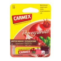 Бальзам Carmex (Кармекс) Pomegranate для губ солнцезащитный увлажняющий SPF15 4,25 г