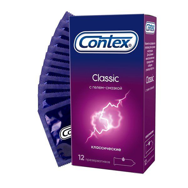 Купить Презервативы Contex (Контекс) Classic 12 шт., Рекитт Бенкизер Хелскэар (ЮК) Лтд, Великобритания
