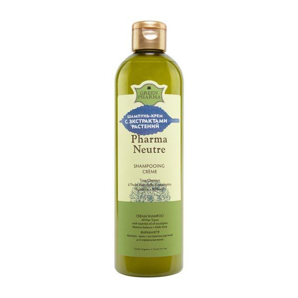 Шампунь GREEN PHARMA (Грин фарма) Pharma Neutre с экстрактами растений для нормальных волос 500 мл