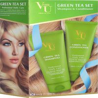 Набор шампунь 200 мл + кондиционер 200 мл с зеленым чаем Green Tea Von-U