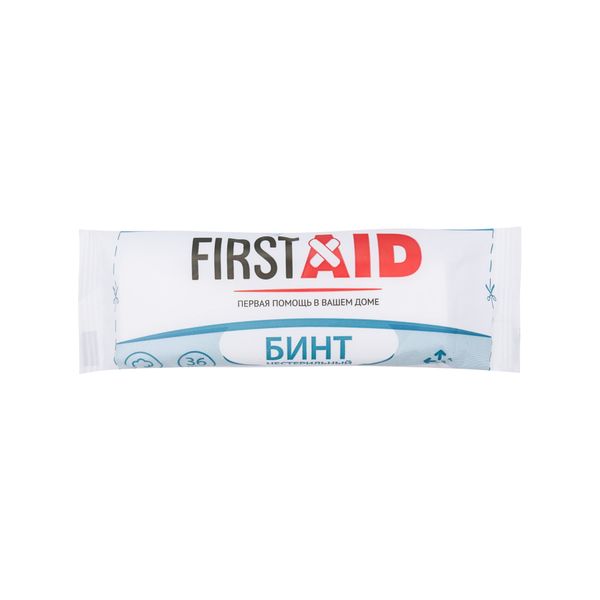 Бинт медицинский нестерильный First Aid/Ферстэйд 5м х 10см