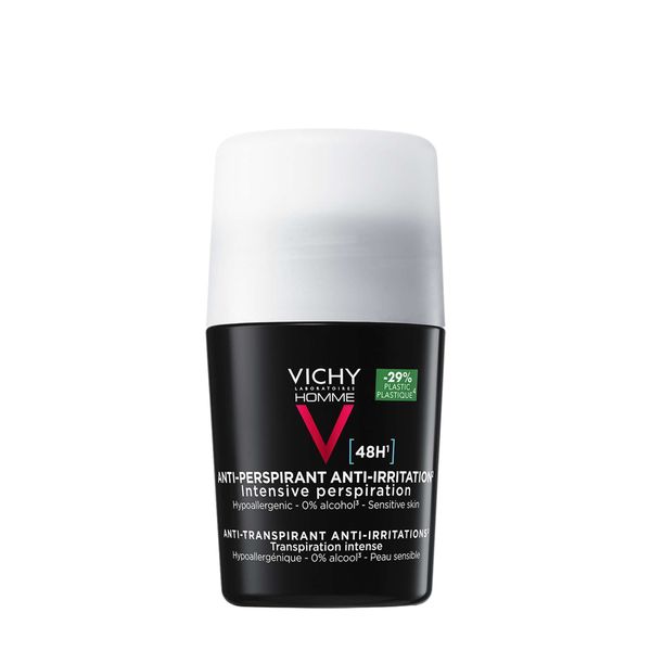 Дезодорант для чувствительной кожи 48ч скидка -50% на второй Homme Vichy/Виши ролик 50мл 2шт