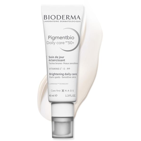 Крем для чувствительной кожи с гиперпигментацией дневной SPF50+ Pigmentbio Bioderma/Биодерма 40мл фото №2