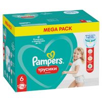 Подгузники-трусики для мальчиков и девочек Pants Pampers/Памперс 15+кг 76шт миниатюра