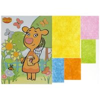 Набор для детского творчества: Аппликация из фетра Оранжевая корова Мультиарт 17х23см (100FELT-ORCOW)