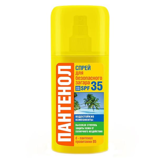 Спрей для безопасного загара SPF35 Эколла Био Пантенол 95мл