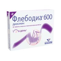 Флебодиа 600 таблетки п/о плен. 600мг 30шт