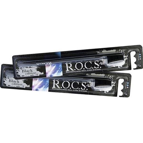 Щетка R.O.C.S. (Рокс) зубная Black Edition Classic Medium