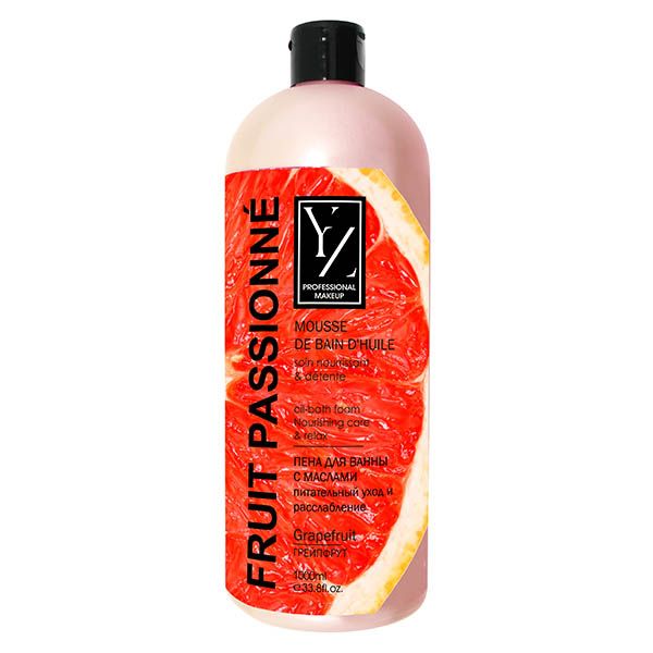 Пена для ванн с маслами грейпфрут  Yllozure/Иллозур 1000  мл