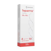 Тирзетта раствор для п/к введ. шприц в автоинжекторе 2,5мг 0,5мл 4шт миниатюра фото №3