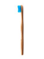Щетка зубная взрослая из бамбука голубая мягкая brush Humble CO.