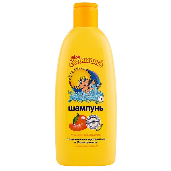 Шампунь для волос сочный мандарин Мое Солнышко фл. 400мл
