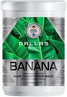Маска-кондиционер 2в1 для укрепления волос с экстрактом банана Banana Dallas 500 мл