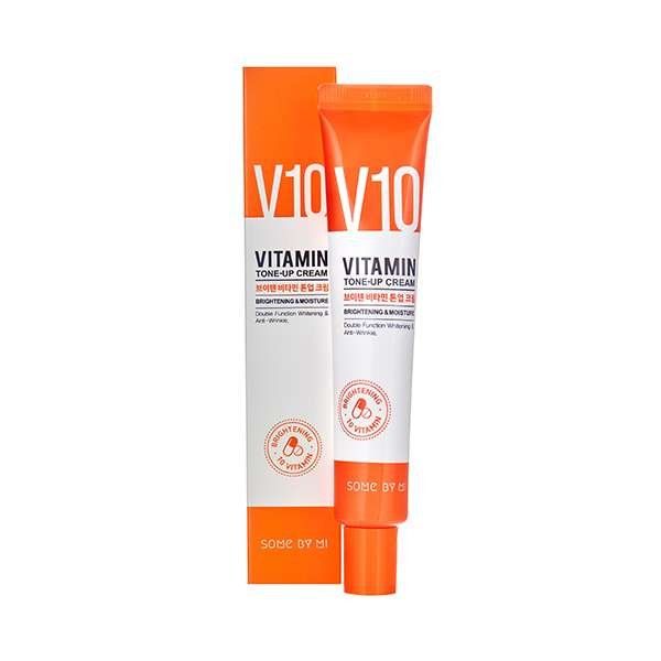 Крем для лица с витаминным комплексом V10 vitamin tone-up cream Some By Mi 50мл PERENNEBELL Co., Ltd 2140370 - фото 1
