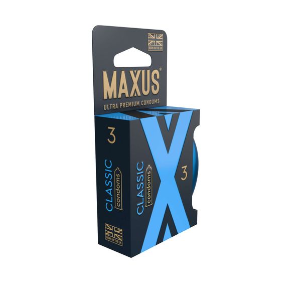 Презервативы из натурального латекса Classic Maxus/Максус 3шт фото №4