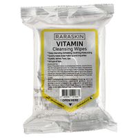 Салфетки влажные очищающие для лица с витаминами Raraskin 30шт