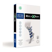 Гольфы компрессионные мужские 18-22 mmHg Relaxsan/Релаксан Cotton Socks, черные, р.4 миниатюра фото №2