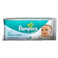 Салфетки Pampers (Памперс) Baby Fresh влажные детские 64 шт., миниатюра фото №9