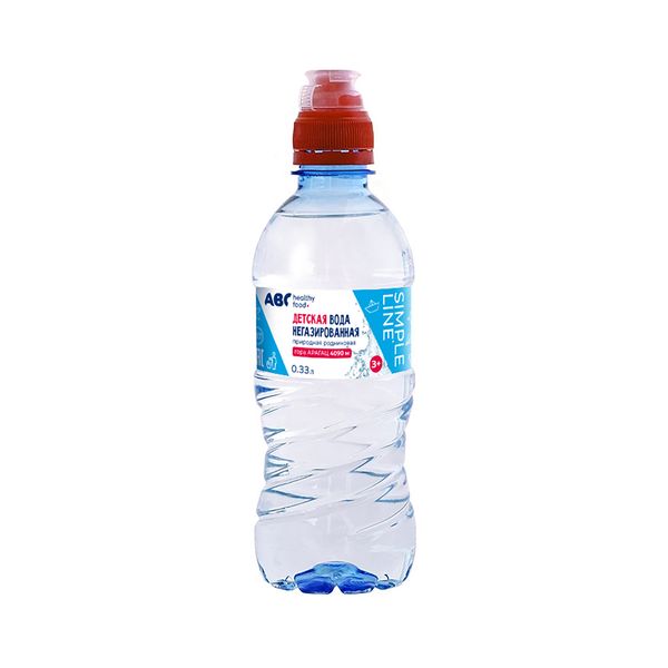 Вода питьевая природная для детского питания негазированная 0+ ABC Healthy Food 330мл фрутоняня вода питьевая детская 330мл от 1 недели