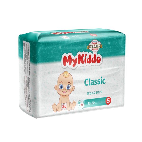 цена Подгузники-трусики для детей Classic MyKiddo 12-20кг 34шт р.XL