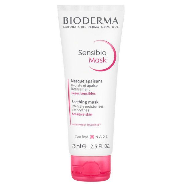 Маска для нормальной и чувствительной кожи лица успокаивающая Sensibio Bioderma/Биодерма 75мл