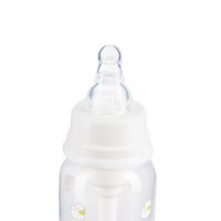 Бутылочка антиколиковая с силиконовой соской медл поток мишки Happy Baby/Хэппи Беби 250мл миниатюра фото №4