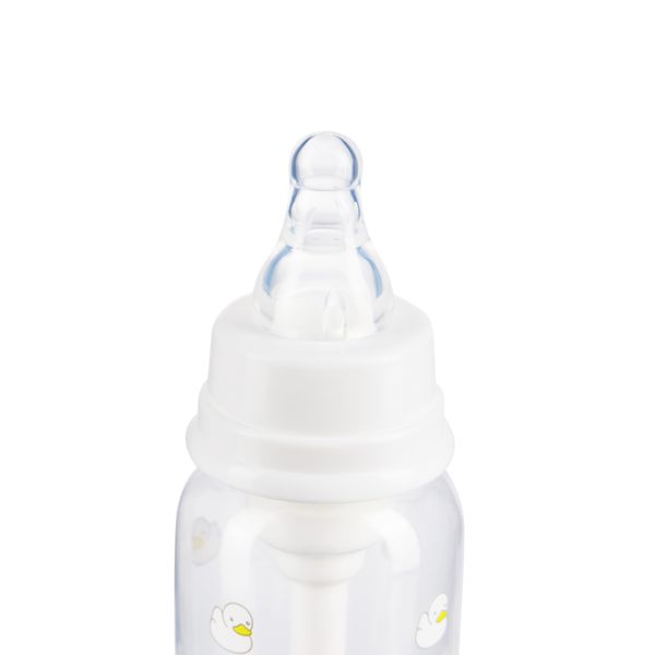 Бутылочка антиколиковая с силиконовой соской медл поток мишки Happy Baby/Хэппи Беби 250мл фото №4