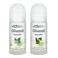 Дезодорант роликовый Зеленый чай Olivenol Medipharma/Медифарма 50мл + Медифарма косметикс olivenol дезодорант роликовый "средиземноморская свежесть" фл. 50мл