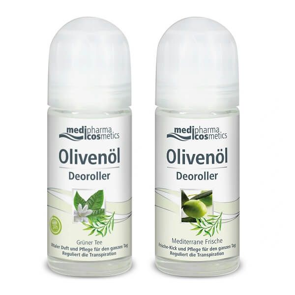 Дезодорант роликовый Зеленый чай Olivenol Medipharma/Медифарма 50мл + Медифарма косметикс olivenol дезодорант роликовый "средиземноморская свежесть" фл. 50мл