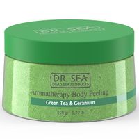 Пилинг для тела ароматический с экстрактом зеленого чая и маслом герани Dr.Sea/ДокторСи 350г
