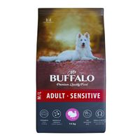 Корм сухой для собак средних и крупных пород индейка Adult M/L Sensitive Mr.Buffalo 14кг миниатюра
