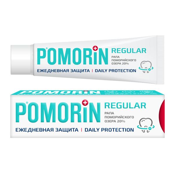 Паста зубная Ежедневная защита Regular Pomorin/Поморин 100мл