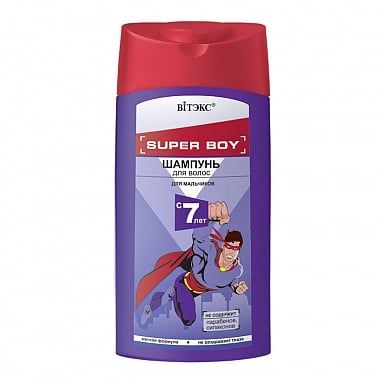Шампунь для волос для мальчиков с 7 лет Super Boy Витэкс 275мл Витэкс ЗАО 502566 - фото 1