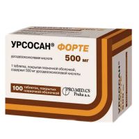 Урсосан Форте таблетки п/о плен. 500мг 100шт, миниатюра фото №4