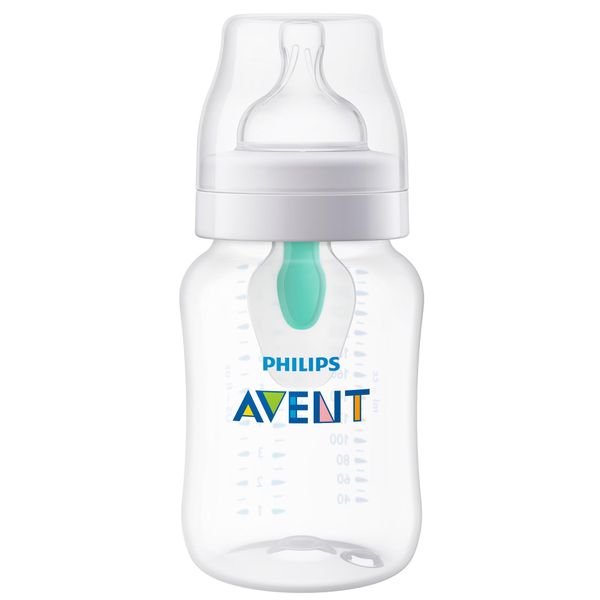 Бутылочка с силиконовой соской из полипропилена для новорожденных Anti-colic Philips Avent 125мл (SCF810/14)