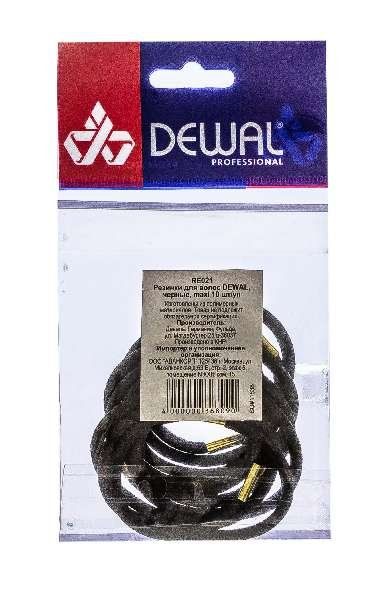 Резинки для волос черные Maxi Dewal 10шт Der Deutsche Wal CN 1633748 - фото 1