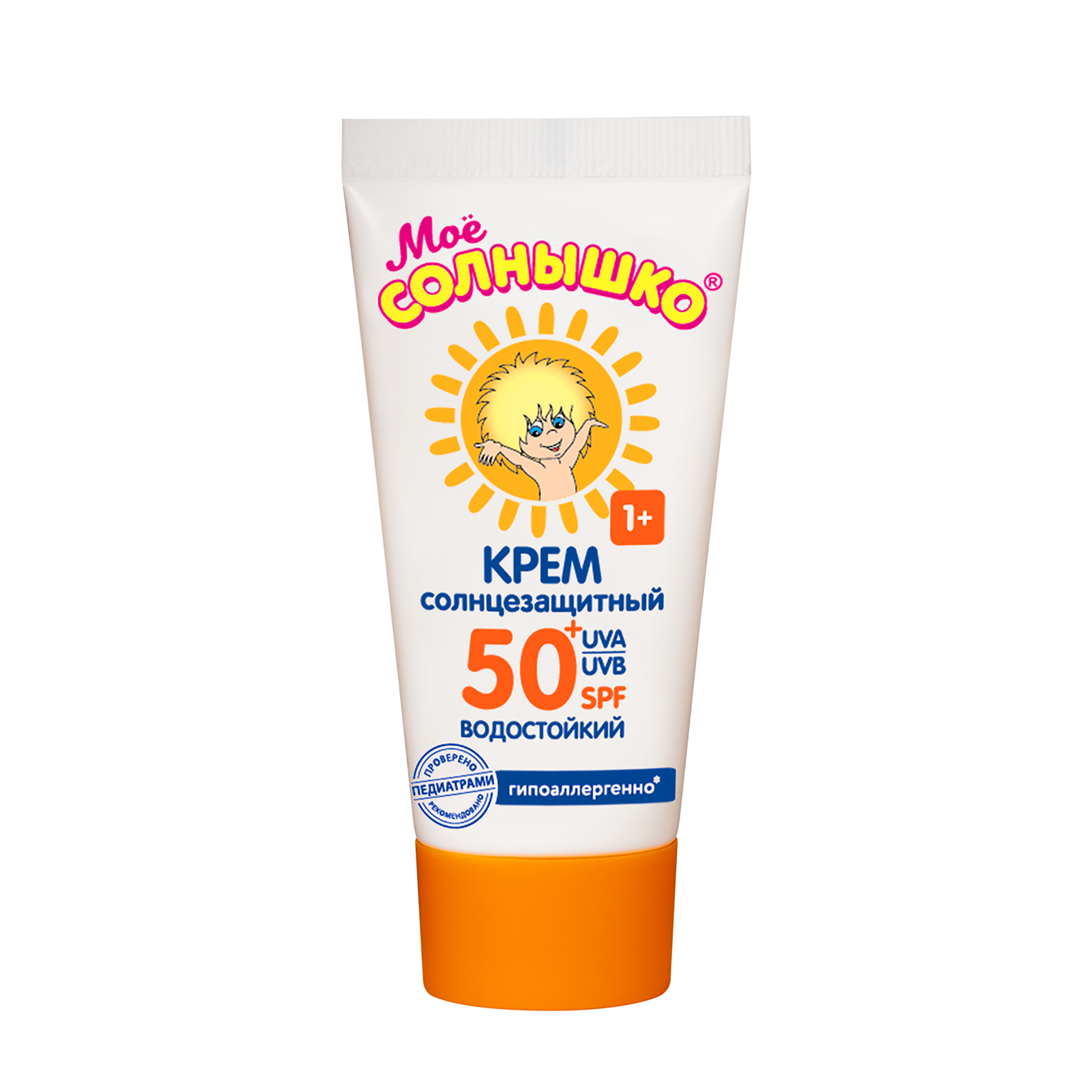 Крем детский солнцезащитный SPF50 Мое солнышко 55мл купить в Москве,  честные отзывы покупателей