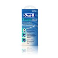 Нить зубная для чистки между брекетами и мостовидными протезами Super Floss Oral-B/Орал-би нити 50шт