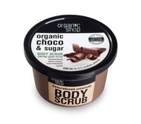 Скраб для тела Бельгийский шоколад Organic Shop/Органик шоп банка 250мл
