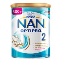 Смесь сухая молочная Nan/Нан 2 Optiprо 800г миниатюра фото №21