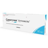 Соматулин Аутожель гель для п/к введ. пролонгированного действия шприц с иглой 90мг 388мг миниатюра