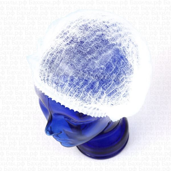 Шапочка медицинская одноразовая неткан. материал шарлотта 100шт (шар-10/1р-б) шапочка одноразовая берет klever голубая 100шт 10 уп